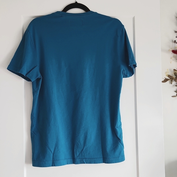 🐧Original Penguin🐧 Blue graphic tee Drunken Owl, size M - Picture 7 of 7